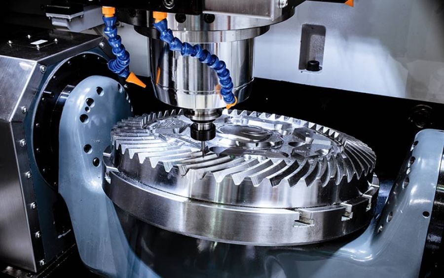 5-axis milling of solid impellers